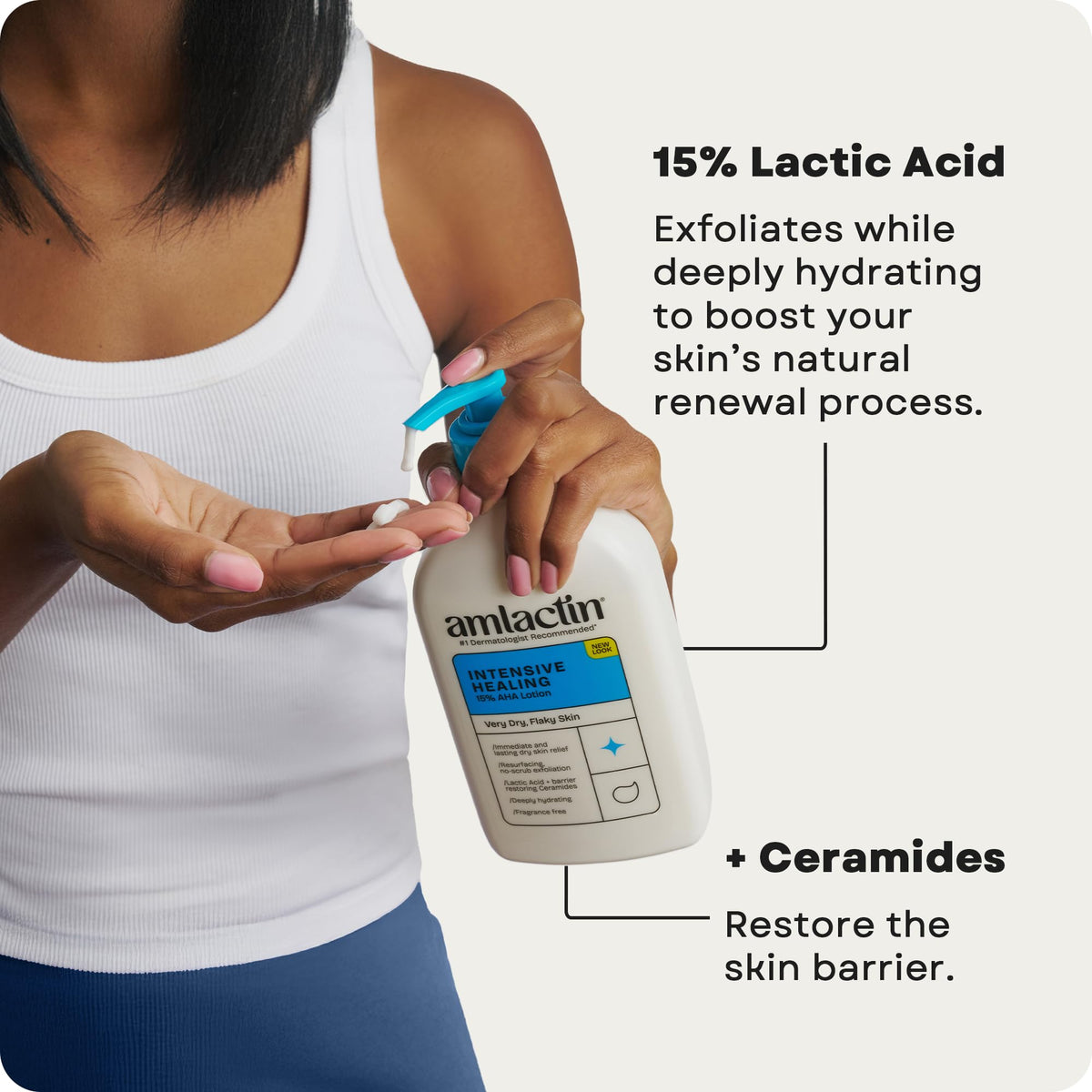 AmLactin Intensive Healing Body Lotion 7.9 oz packaging