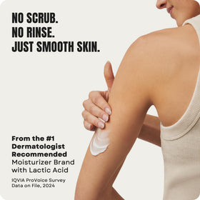 AmLactin KP Bumps Be Gone Body Cream 15% Lactic Acid texture close-up