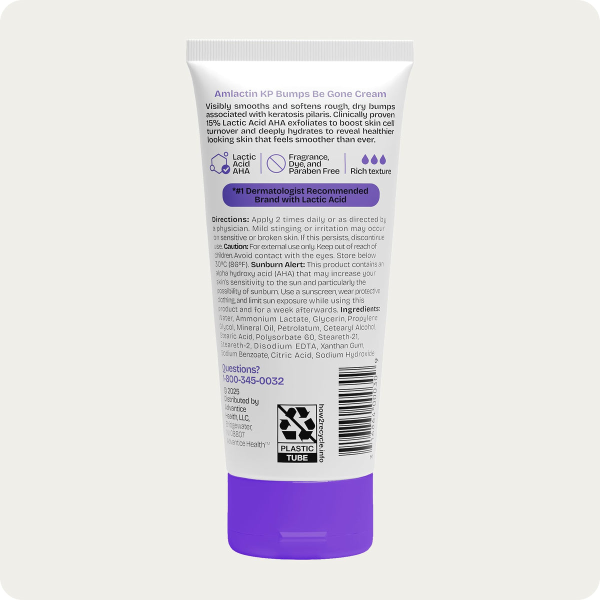 AmLactin KP Bumps Be Gone Body Cream 15% Lactic Acid with other AmLactin products
