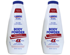 AMMENS Body Powder Original front view 11 oz pack of 2