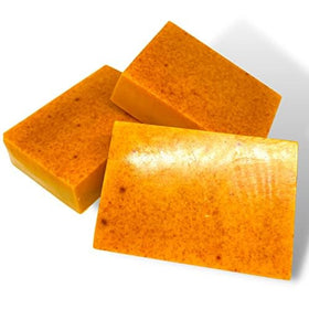 Ammoya Naturals Turmeric Brightening Soap Bar 3-Pack front view