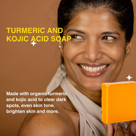 Ammoya Naturals Turmeric Skin Cleansing Soap with natural ingredients
