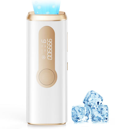AMOTAOS IPL Hair Removal Device front view with ice-cooling feature