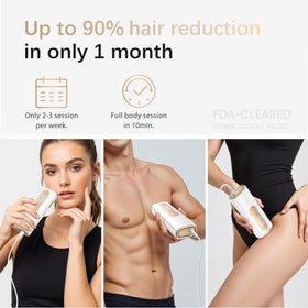 AMOTAOS IPL Hair Removal Device showing adjustable levels