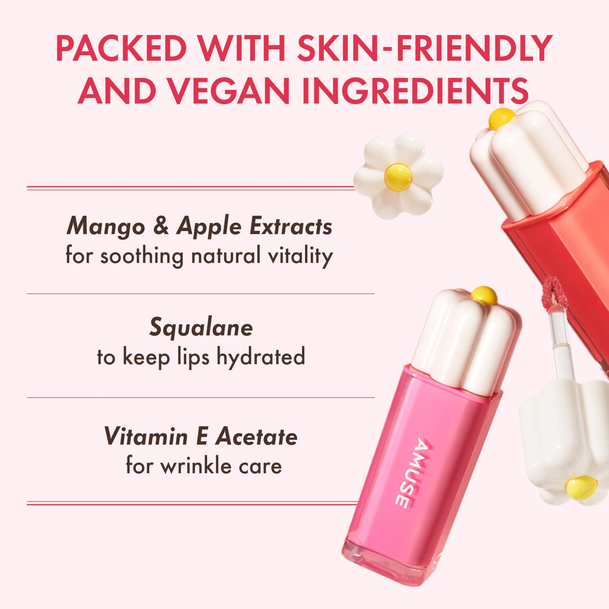 Amuse Daisy Flower Dew Tint 12 shades display
