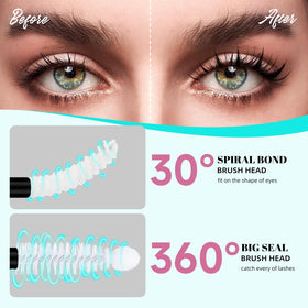 AMZGIRL LASH Clear Lash Bond and Seal application process