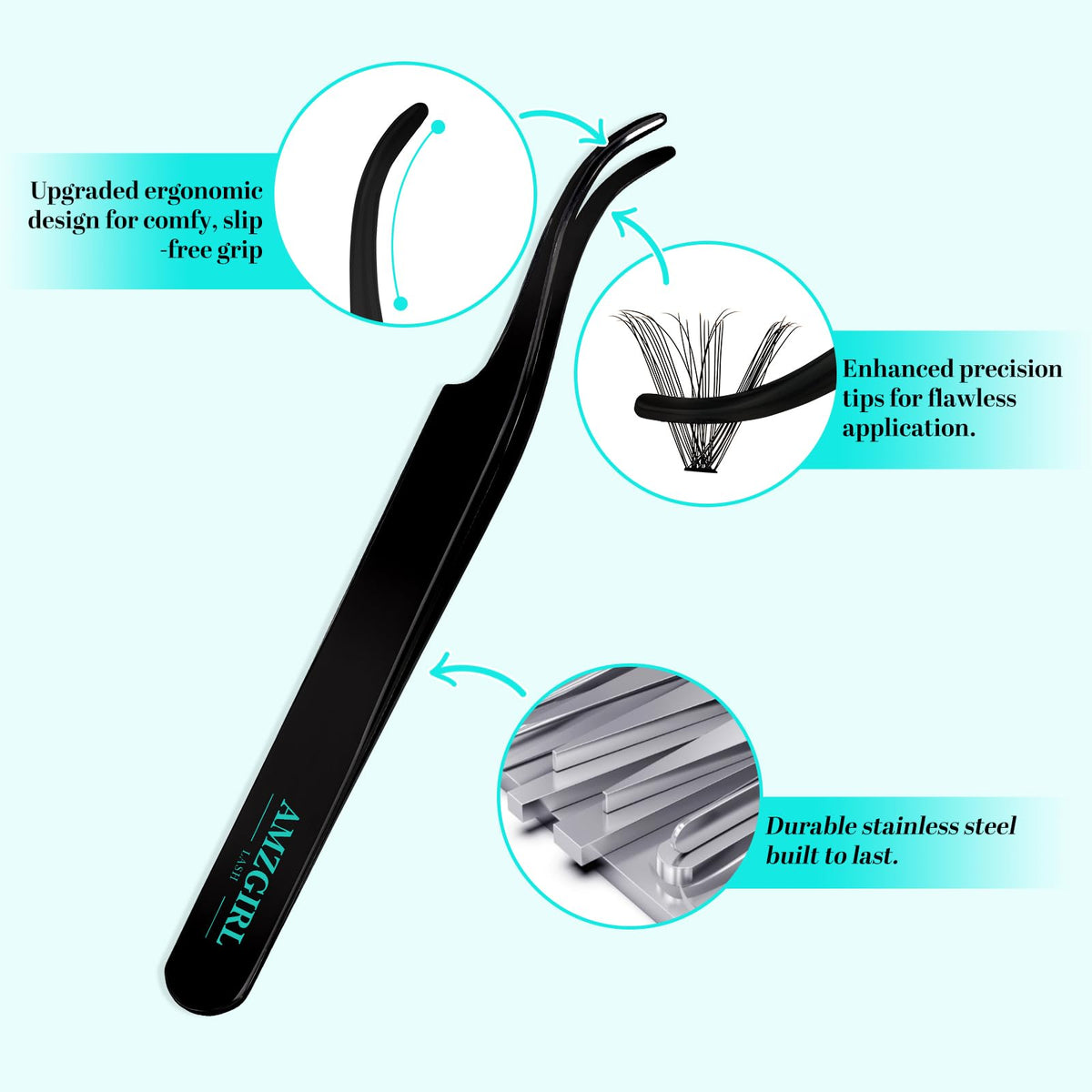 AMZGIRL LASH Lash Applicator tool for precise placement