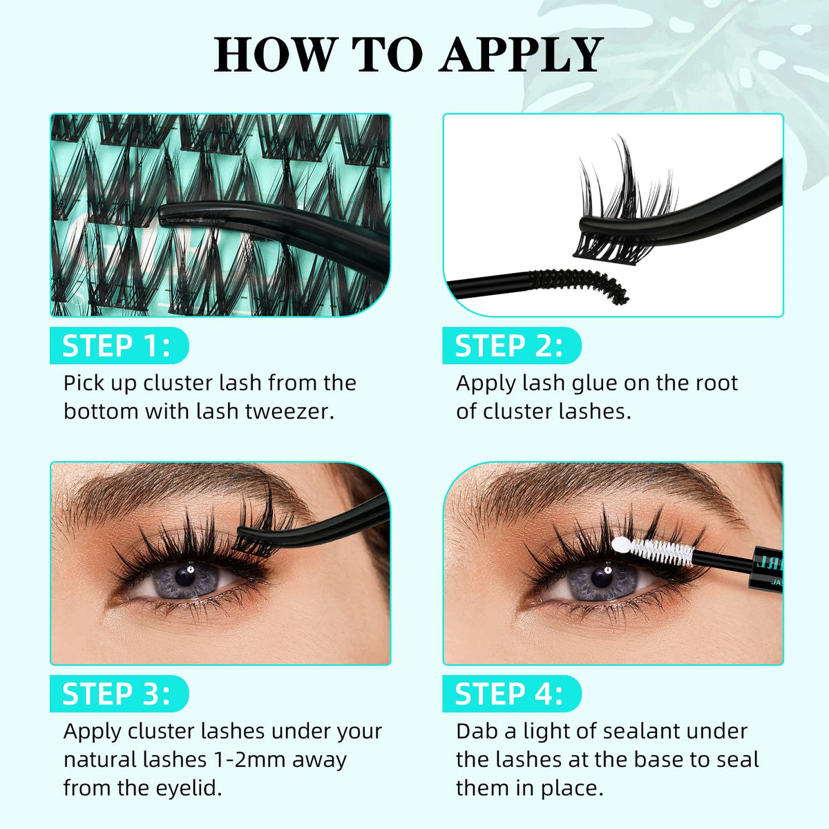 AMZGIRL LASH Lash Clusters Kit packaging front view
