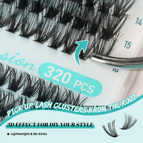 AMZGIRL LASH Lash Clusters Kit packaging front view