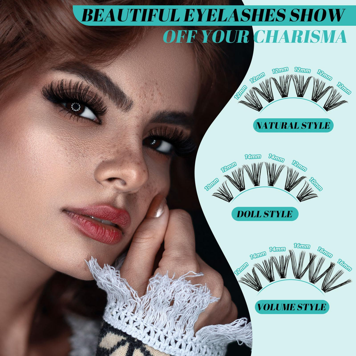 AMZGIRL LASH Lash Clusters Kit packaging front view