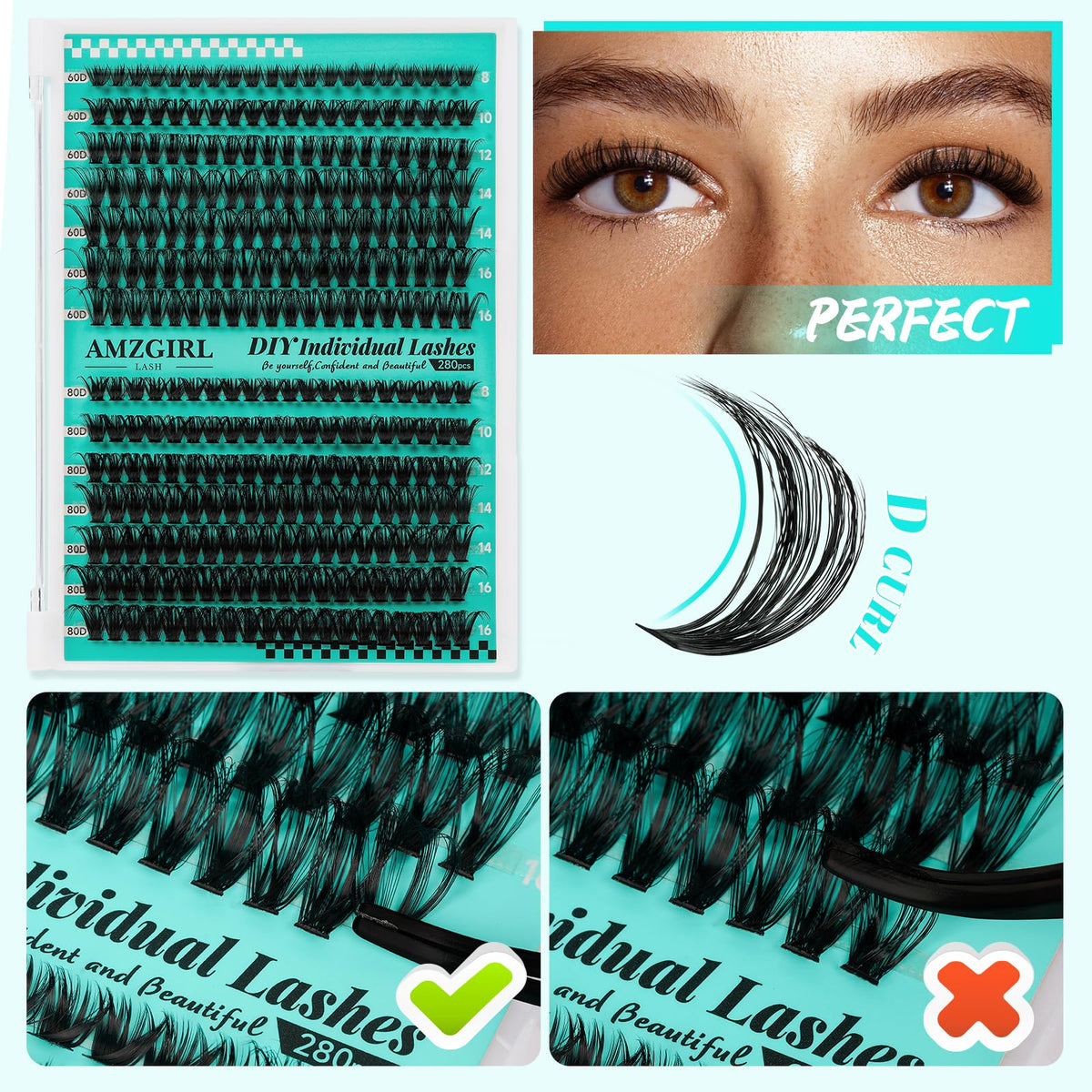 AMZGIRL LASH lash remover and applicator tools