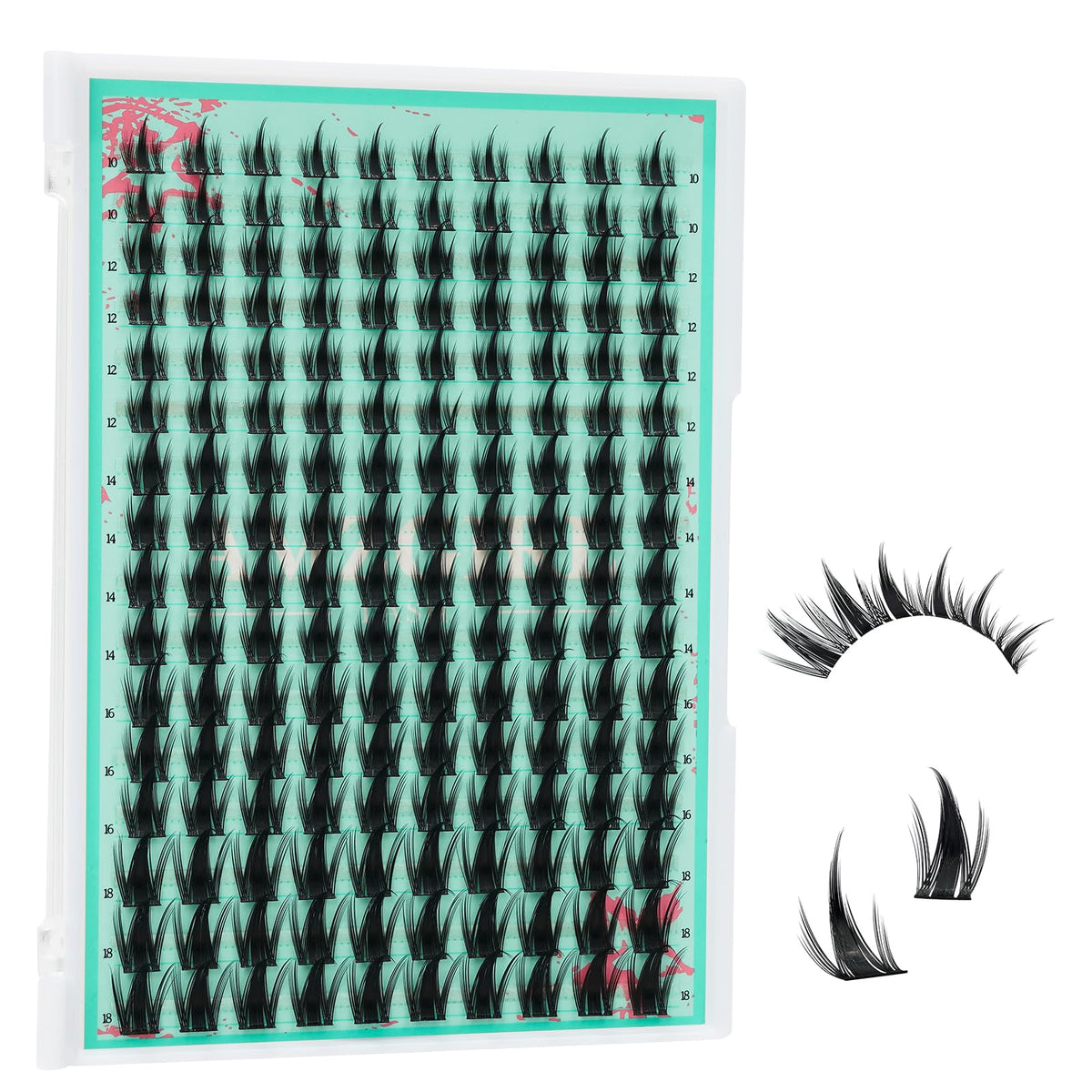 AMZGIRL LASH Manga Lash Clusters 160Pcs front view