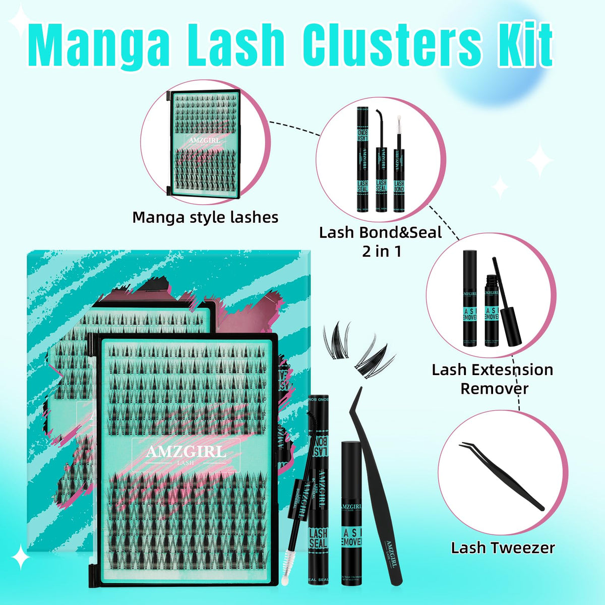 AMZGIRL LASH precision lash applicator included in kit