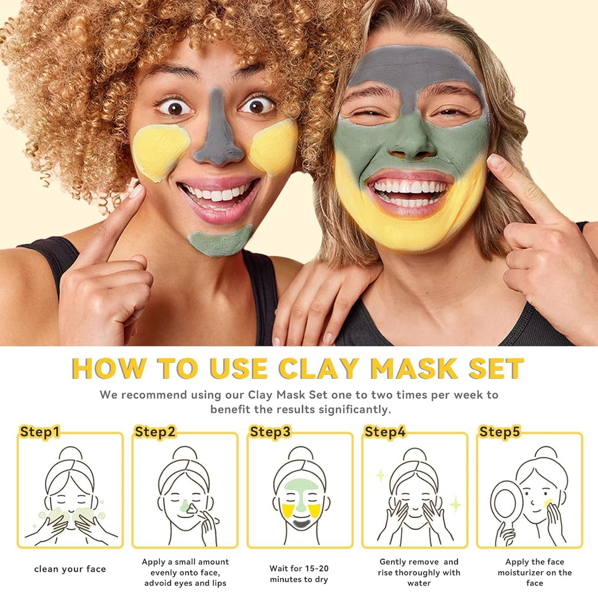 ANAI RUI 3-Pcs Face Mask Set in a spa-like setting
