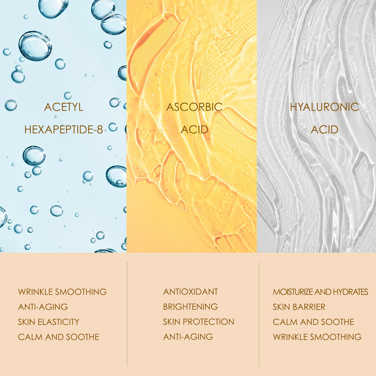 ANAREAL Eye Bags for Men with ingredients list