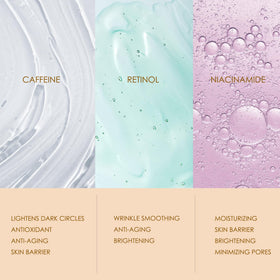 ANAREAL Eye Cream application on under-eye area