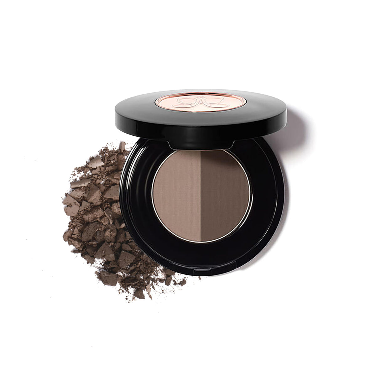 Anastasia Beverly Hills Brow Powder Duo front view with two shades