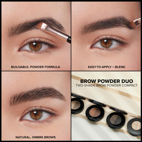 Anastasia Beverly Hills Brow Powder Duo on a makeup table