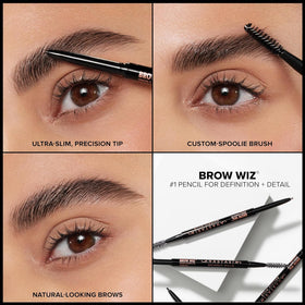 Anastasia Beverly Hills Brow Wiz pencil on a makeup table