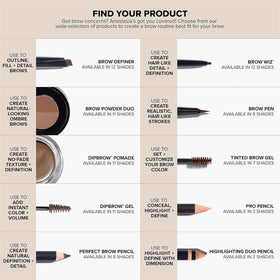 Anastasia Beverly Hills Brow Wiz with blended brow effect