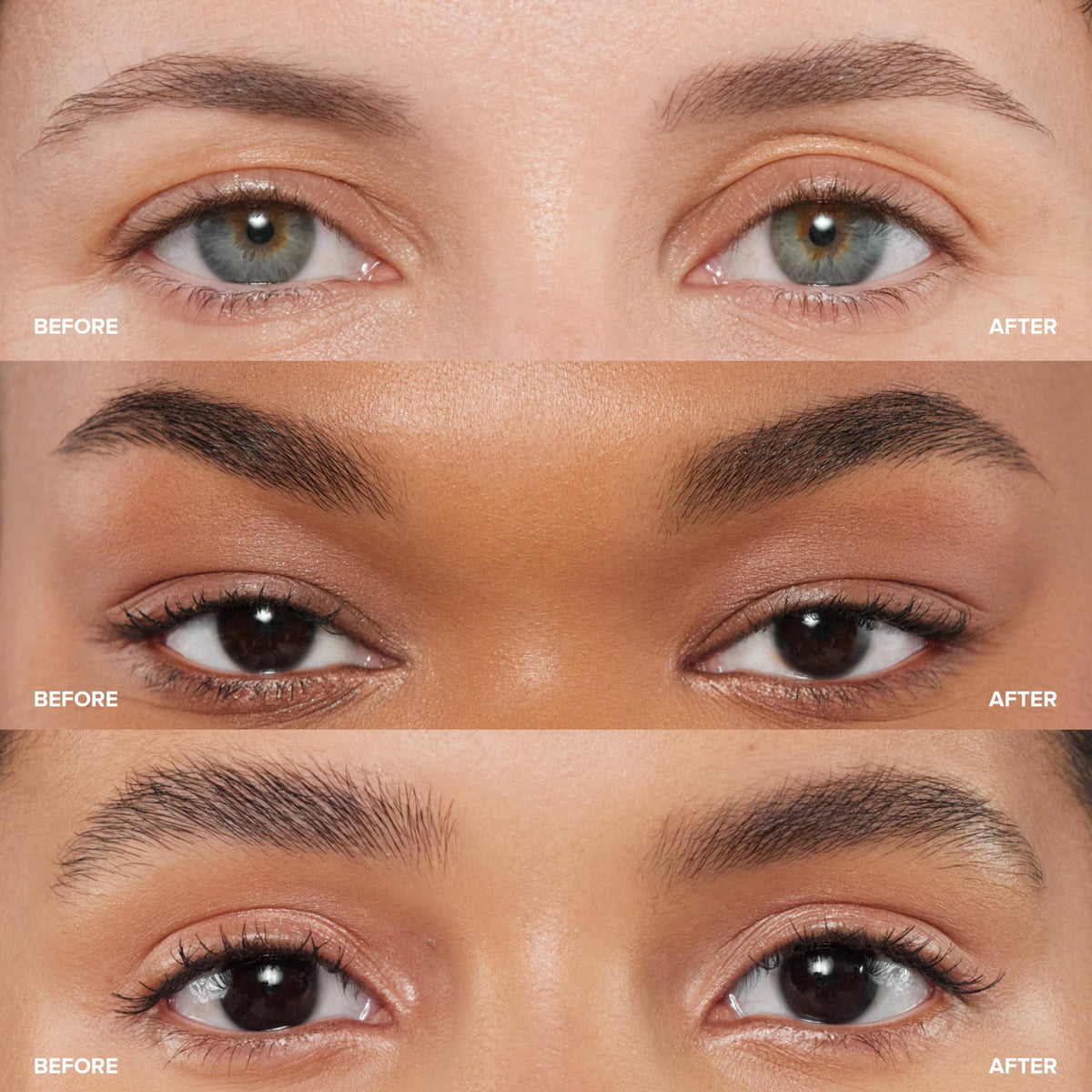 Anastasia Beverly Hills Clear Brow Gel matte finish on brows