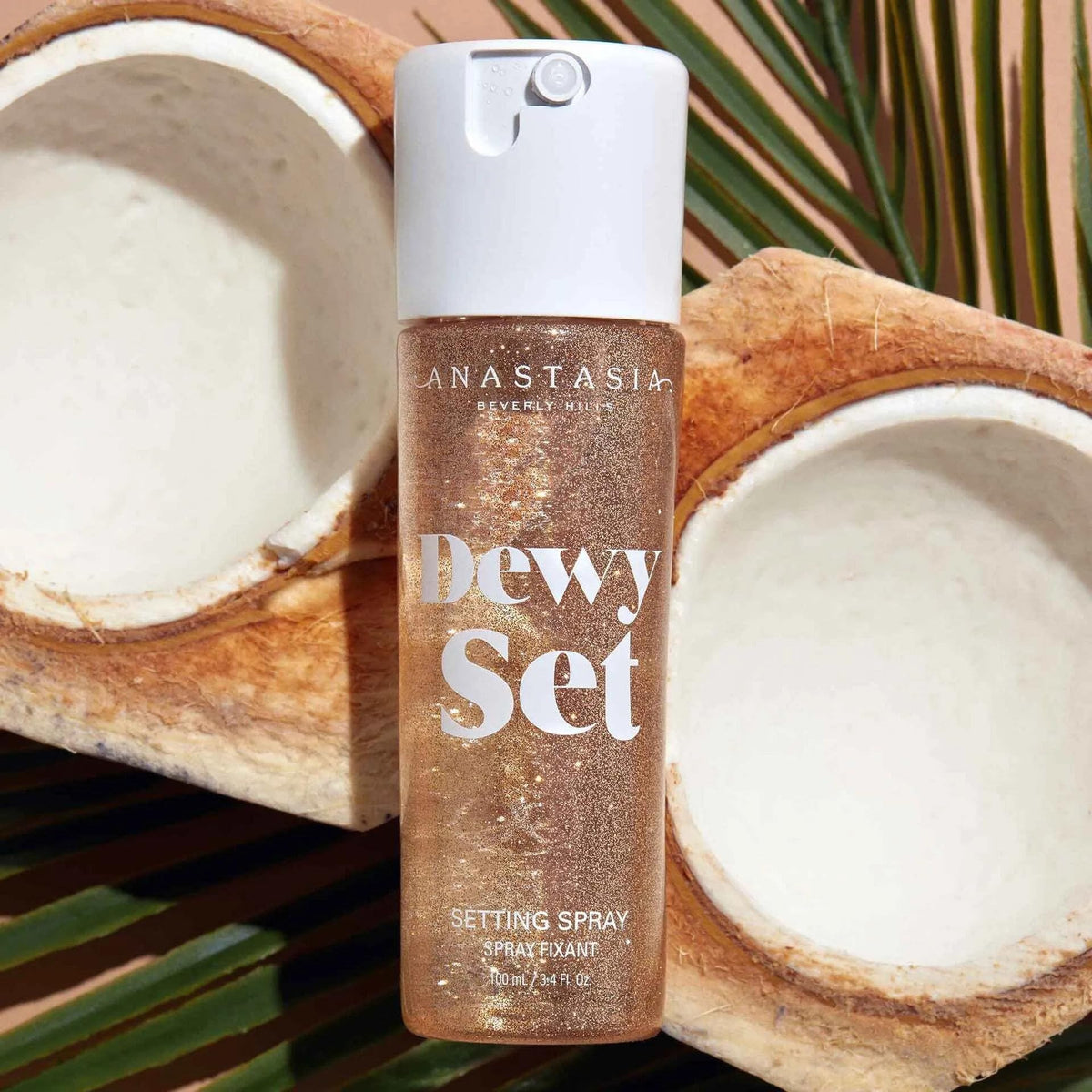 Anastasia Beverly Hills Dewy Set Spray back view with packaging