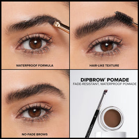 Anastasia Beverly Hills DIPBROW Pomade application on brows