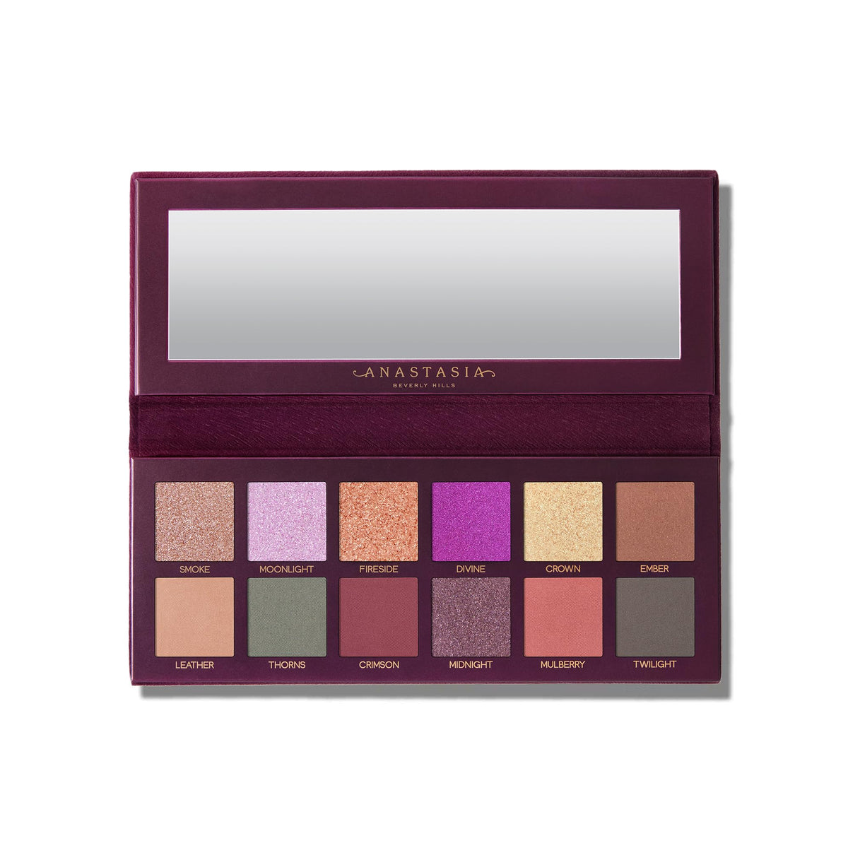 Anastasia Beverly Hills Fall Romance palette showing deep jewel tones