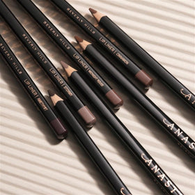 Anastasia Beverly Hills Lip Liner Precision Matte pencil on makeup table