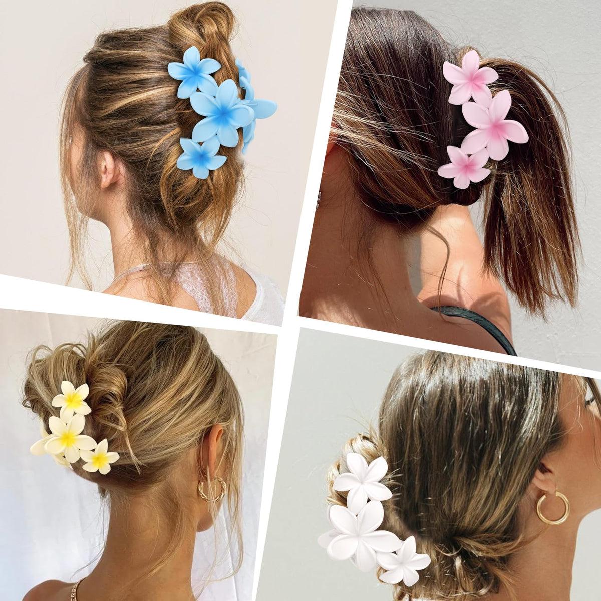 ANBALA Flower Claw Clip in use at a summer event