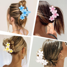 ANBALA Flower Claw Clip in use at a summer event