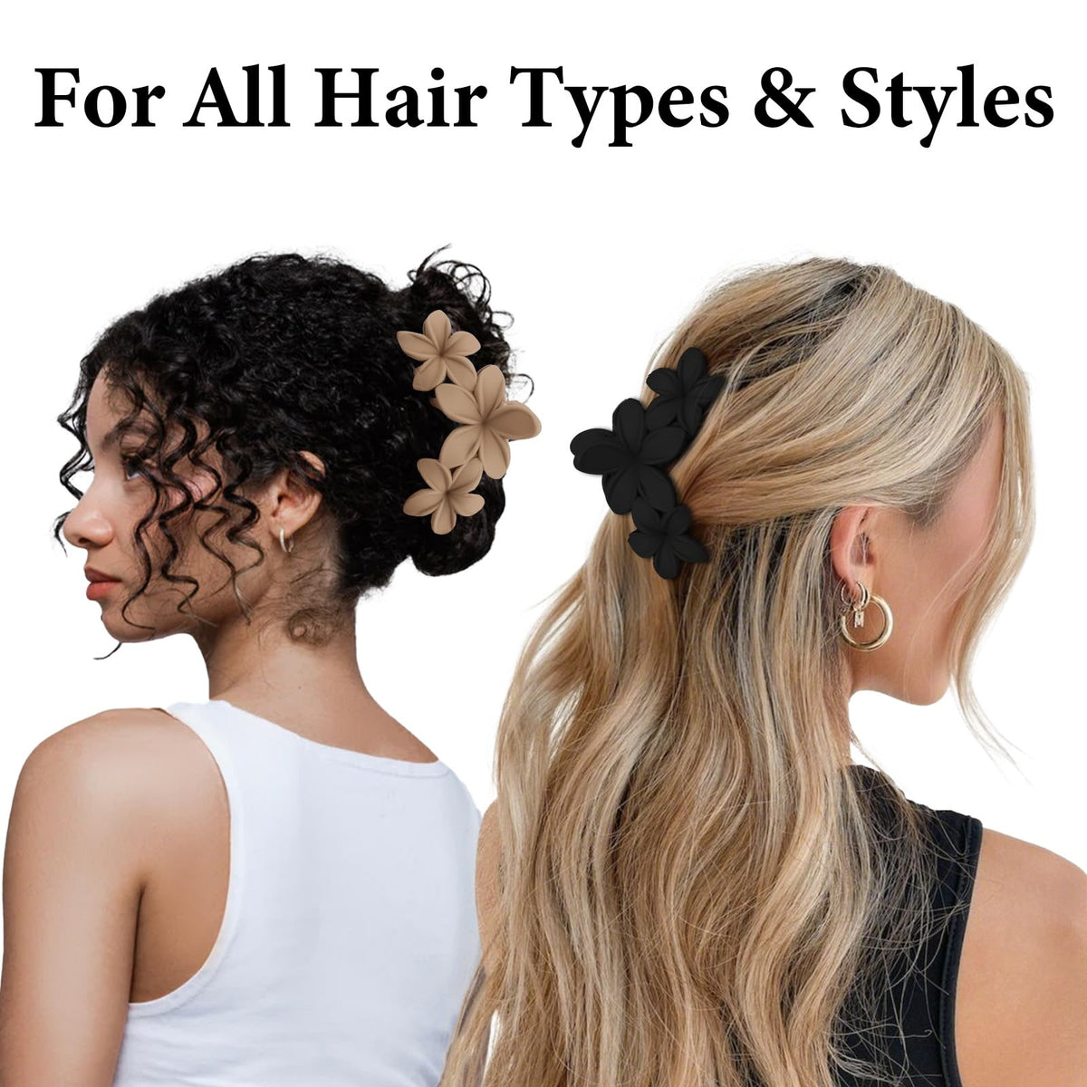 ANBALA flower hair clips displayed in a stylish arrangement