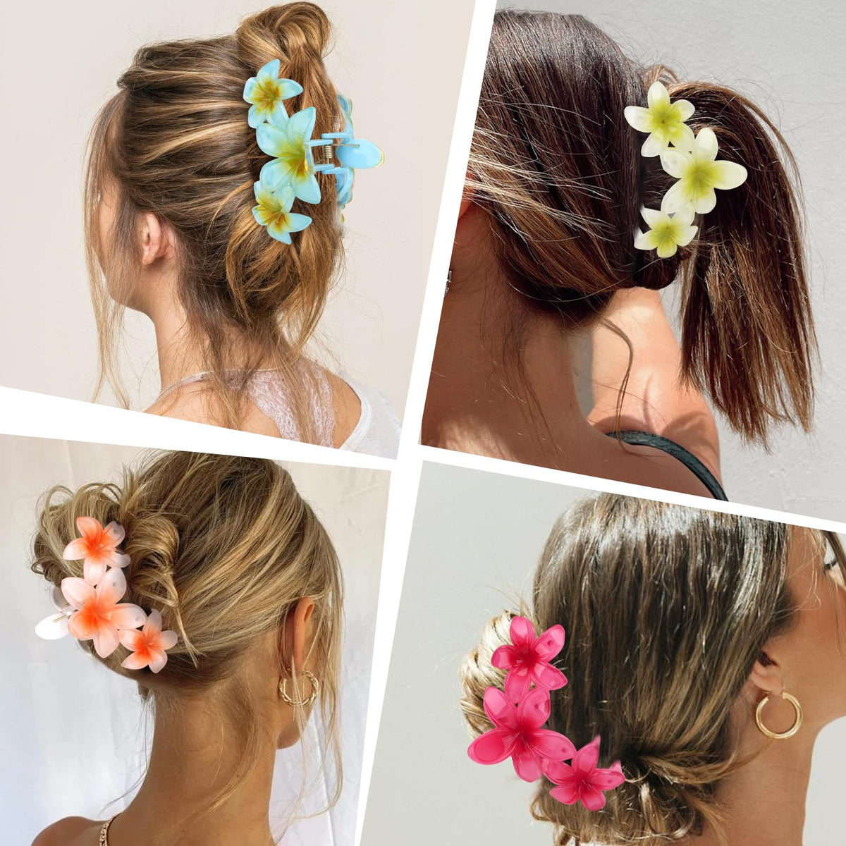 ANBALA Flower Hair Clips packaging display