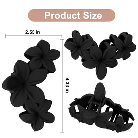 ANBALA Matte Flower Hair Clip displayed on a table
