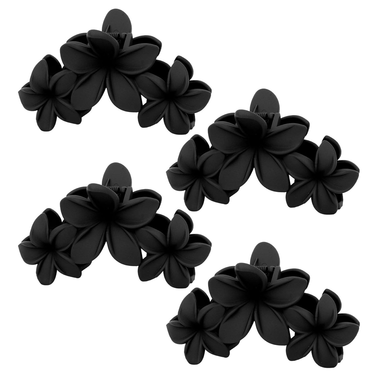 ANBALA Matte Flower Hair Clip in a lifestyle setting