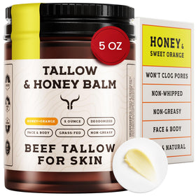 Ancestral Haven Beef Tallow Moisturizer 5 oz jar front view
