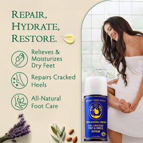 Ancient Greek Remedy Dry Cracked Heel Repair Balm texture close-up