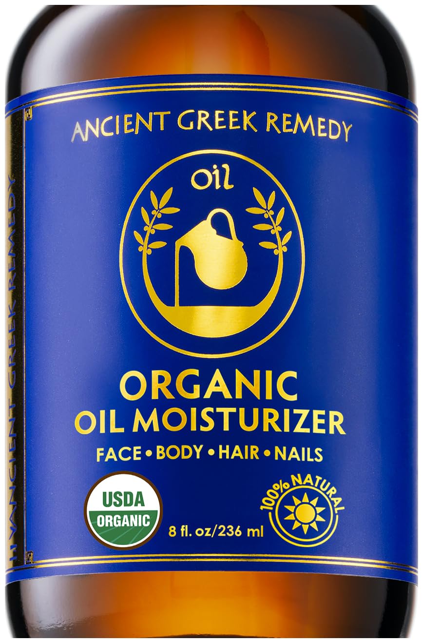 Ancient Greek Remedy Organic Body & Face Oil 8oz front view