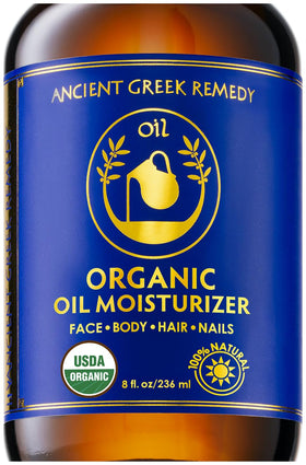 Ancient Greek Remedy Organic Body & Face Oil 8oz front view