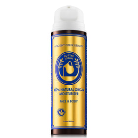 Ancient Greek Remedy Organic Face Moisturizer being applied to skin