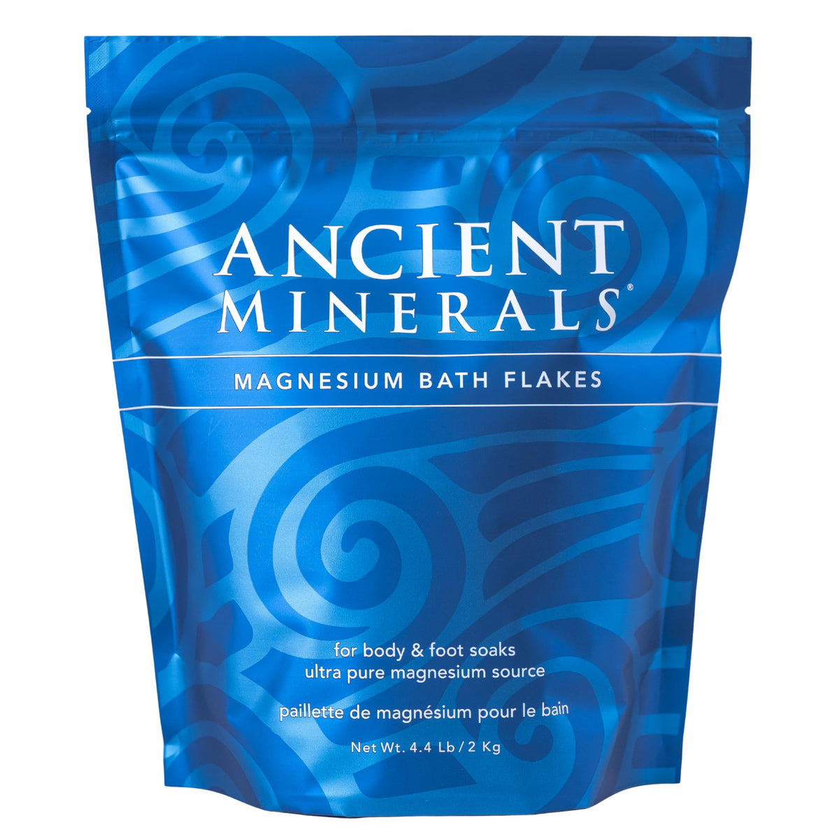 Ancient Minerals Magnesium Bath Flakes 4.4 lb front view