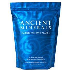 Ancient Minerals Magnesium Bath Flakes 8lb front view