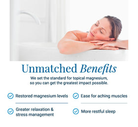 Ancient Minerals Magnesium Bath Flakes in a bowl with water