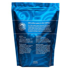 Ancient Minerals Magnesium Bath Flakes with bath accessories
