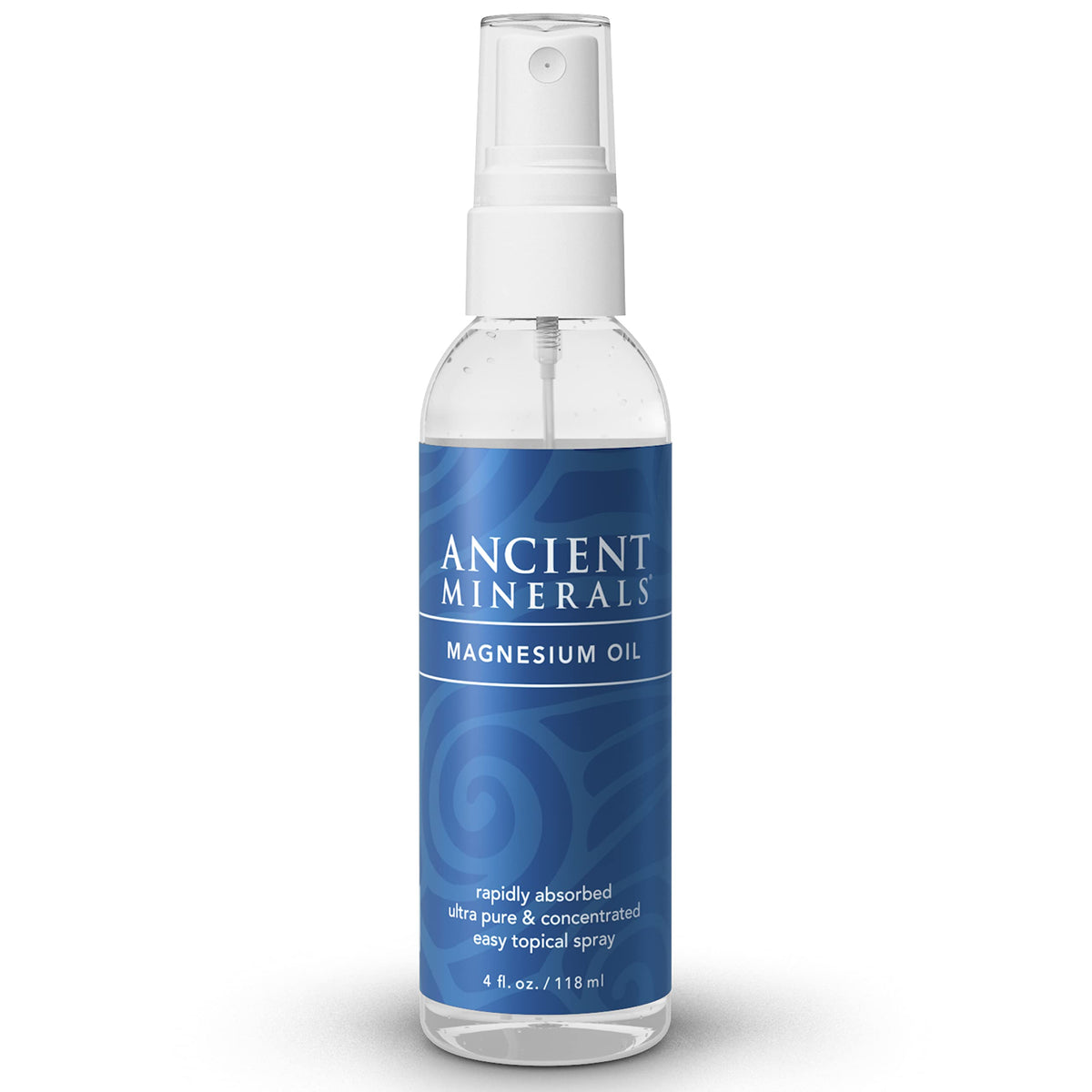 Ancient Minerals Magnesium Oil Spray 4oz front view