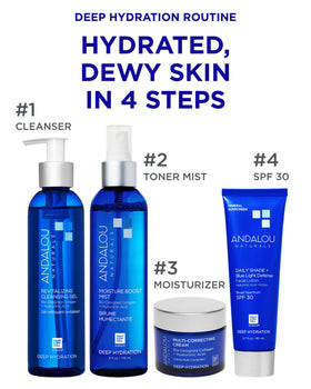 Andalou Naturals Deep Hydration Face Moisturizer on a clean surface