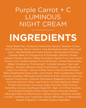 Andalou Naturals Purple Carrot Night Cream with Vitamin C bottle