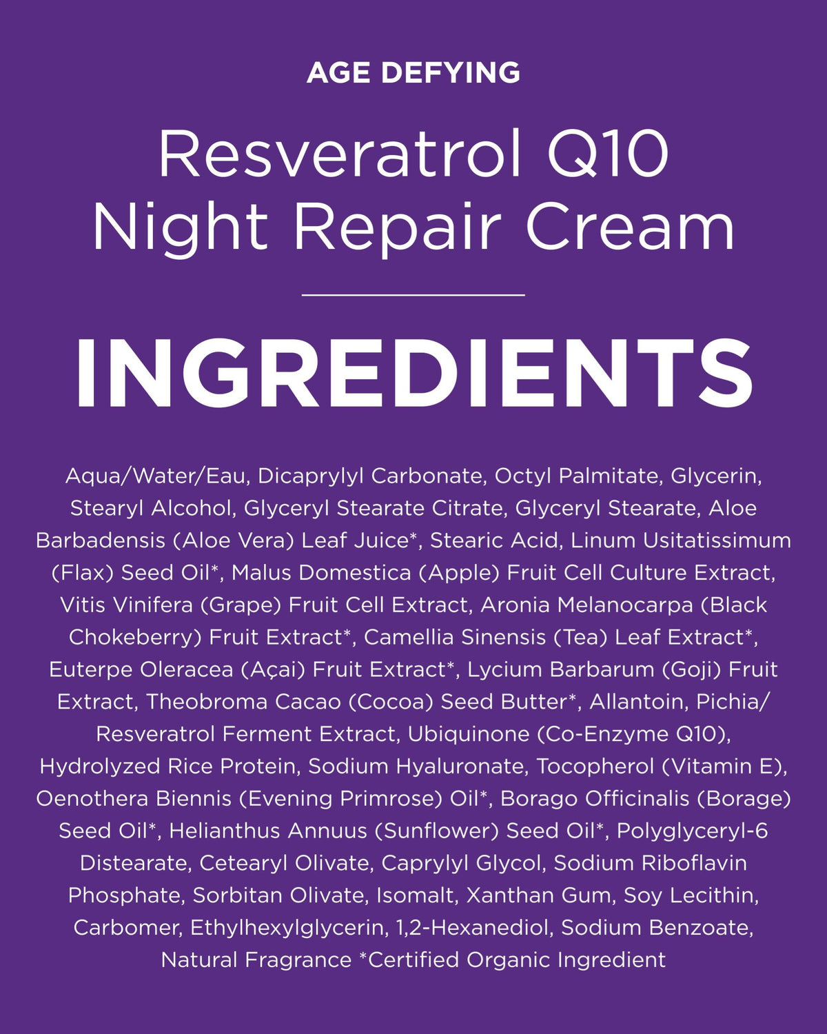 Andalou Naturals Resveratrol Q10 Night Repair Cream lifestyle scene