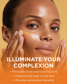 Andalou Naturals Turmeric + Vitamin C Enlighten Serum bottle side view