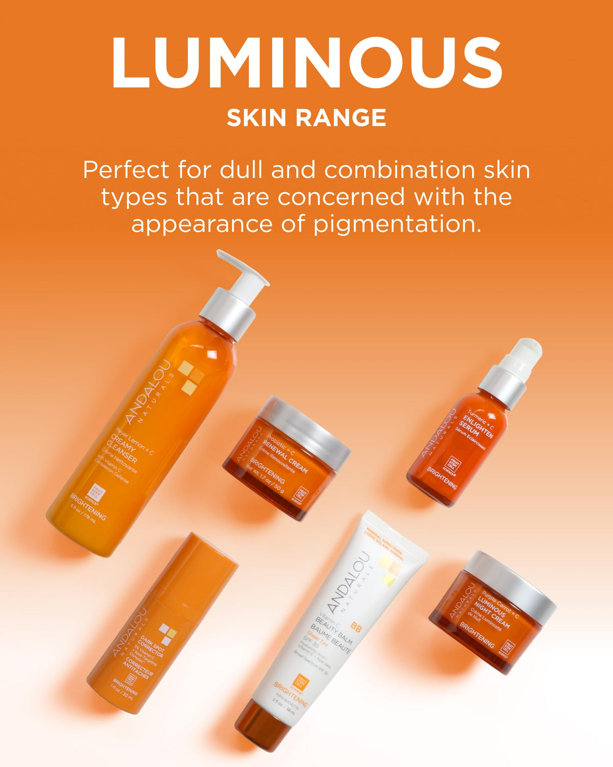 Andalou Naturals Turmeric + Vitamin C Enlighten Serum ingredients list